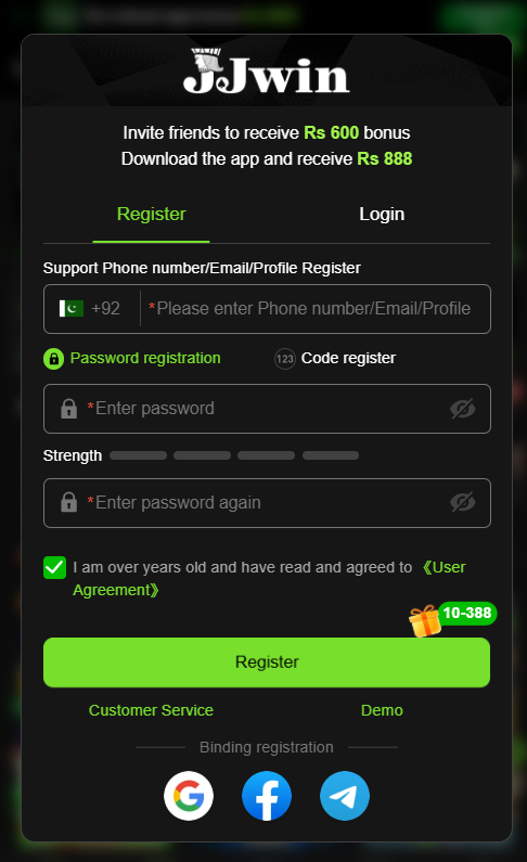 JJwin Register